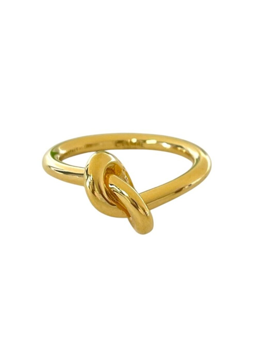 Celine Knot Ring Gold Plated
